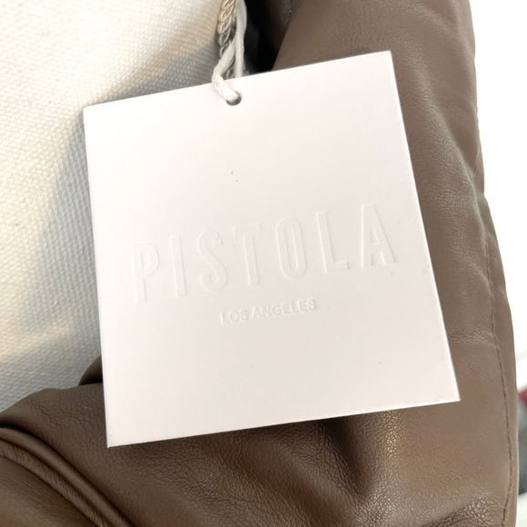 Pistola Brown Leather Jacket - Picture 13 of 14